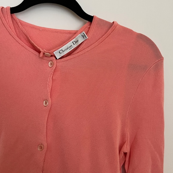 Christian Dior Pink Cardigan Set - Picture 2 of 8